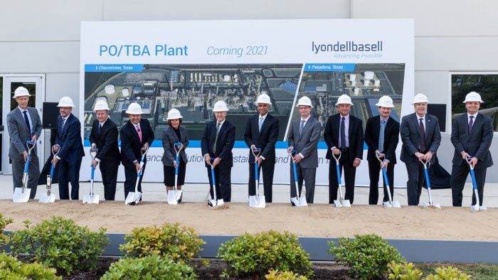 LyondellBasell begins construction of the world’s largest PO/TBA plant