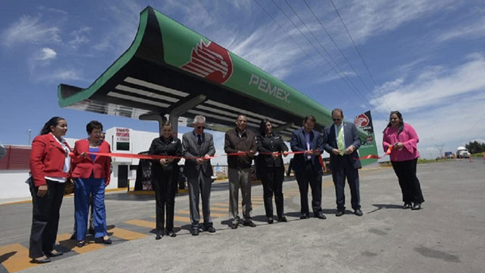 Pemex inaugurates first service station with new franchise image