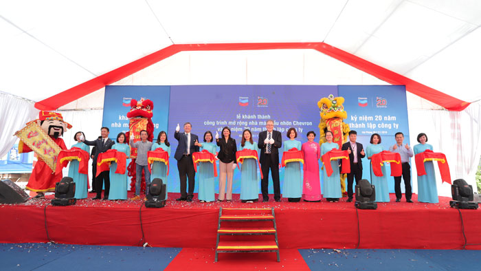 Chevron Lubricants Vietnam celebrates 20 years with lube blending plant upgrade