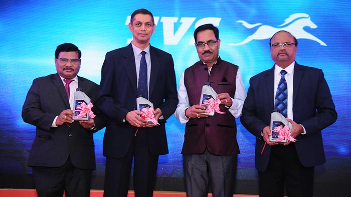 TVS Motor introduces semi-TVS Motor introduces semi-synthetic engine oil in association with Indian Oil engine oil in association with Indian Oil