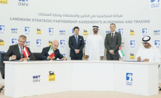 ADNOC signs landmark strategic partnership agreements with Eni and OMV in refining and trading