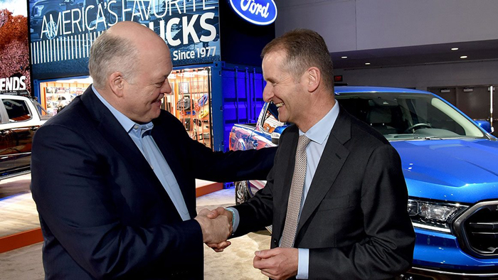Ford and Volkswagen announce global alliance to develop commercial vans and medium-sized pickups
