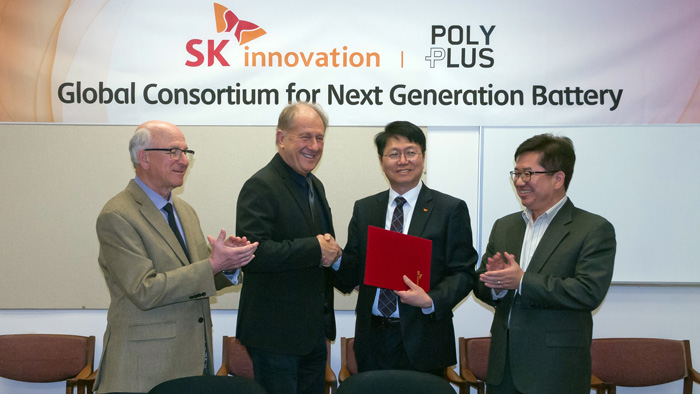 SK Innovation to jointly develop key material for next-generation battery with U.S. firm