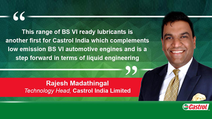 Castrol India announces it is ready for Bharat Stage VI regulation