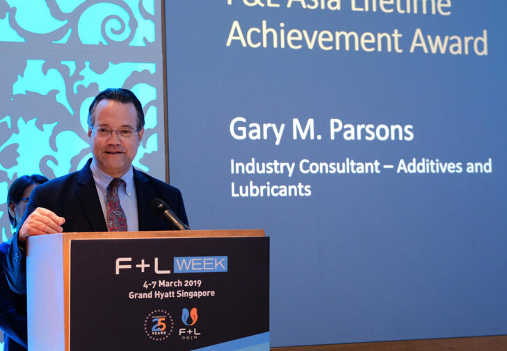 Gary Parsons recognised for 37 years of industry service