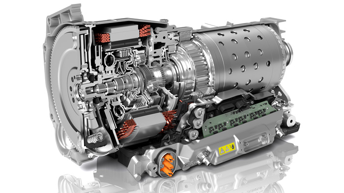 ZF designs new generation 8-speed automatic transmission for hybrid drives