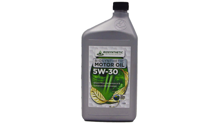 Biosynthetic® Technologies announces commercial availability of a bio-based synthetic motor oil