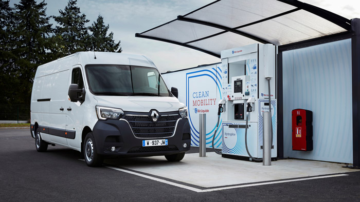 Groupe Renault introduces hydrogen in its light commercial vehicle range