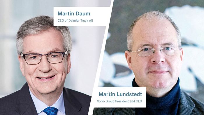 Volvo and Daimler Truck form fuel-cell JV to lead development of sustainable transportation