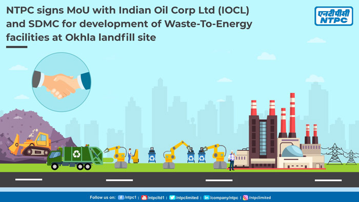 IndianOil, NTPC, and SDMC, to build waste-to-energy plant