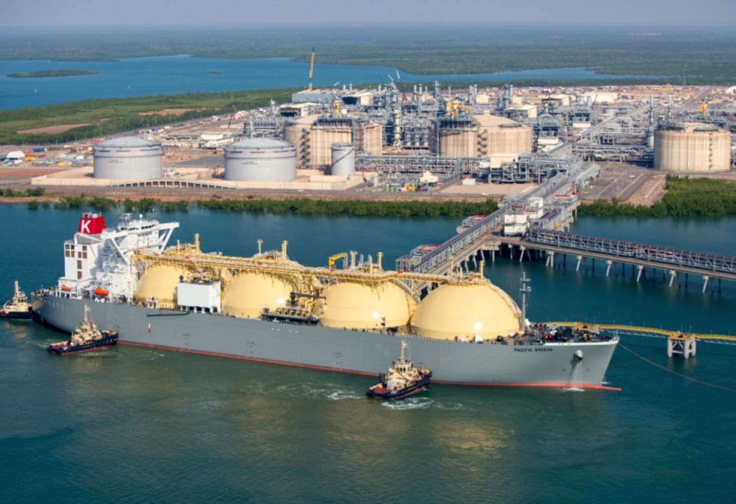 Total Ichthys liquefied natural gas project in Australia