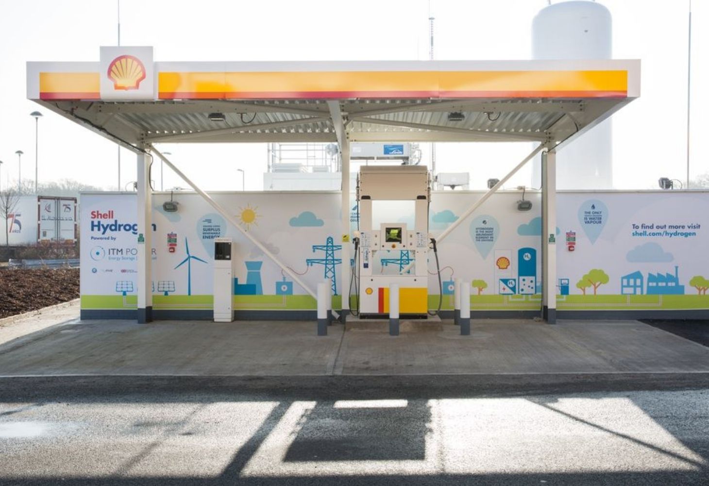 Shell hydrogen refuelling station