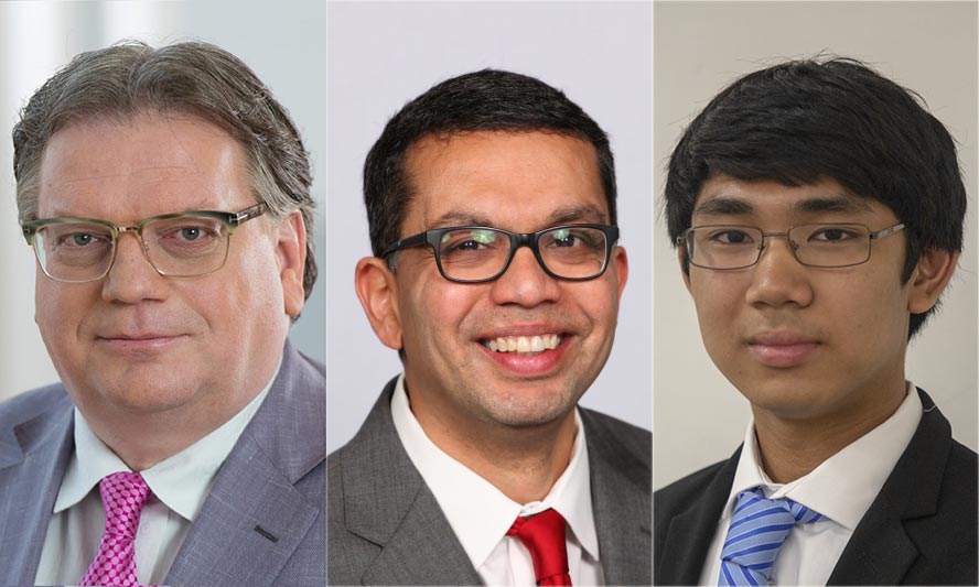 Mathias Woydt, Raj Shah, John Calderon