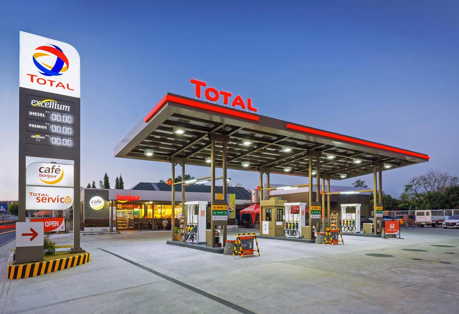 Total closes fuel retail operations in Indonesia