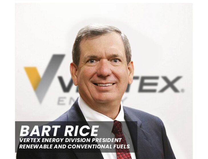 Vertex Energy names president of Renewable & Conventional Fuels