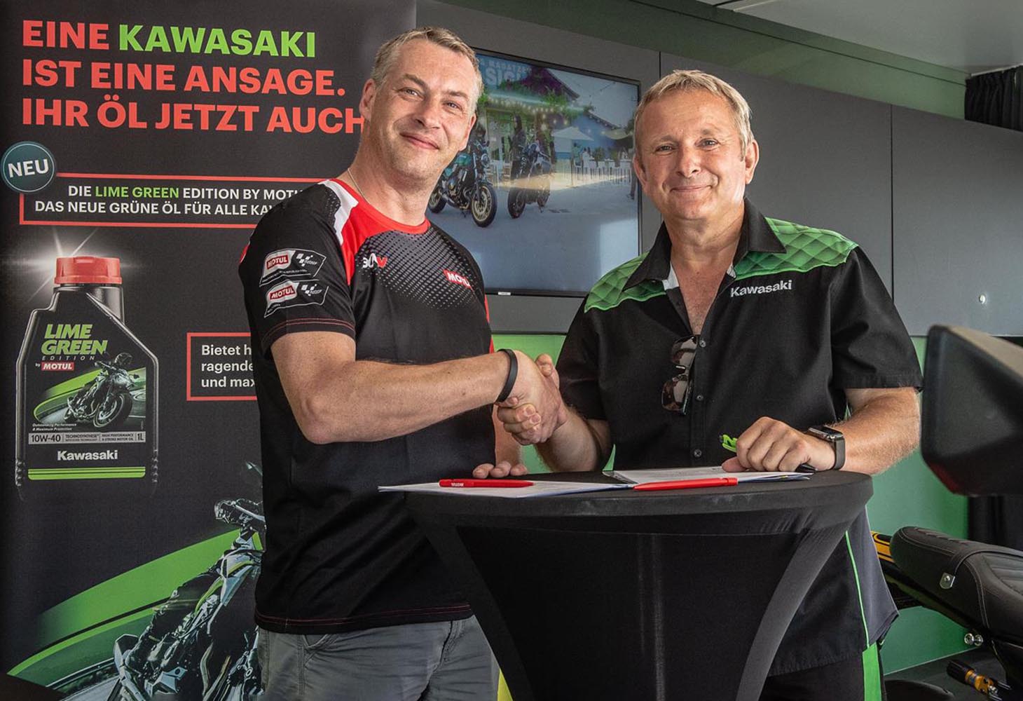 Kawasaki extends partnership with MOTUL in Germany