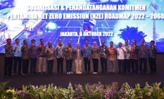 Pertamina unveils roadmap to achieve net zero emission target