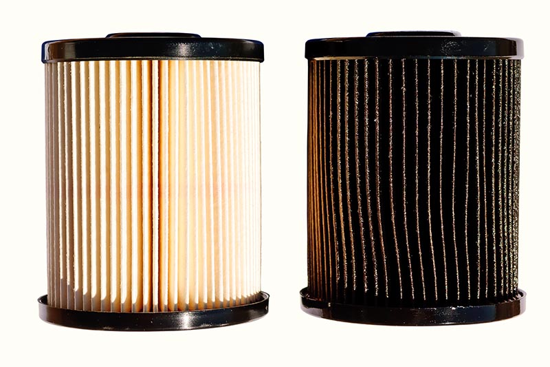 Fig 3. Typical deposits in biodiesel filter