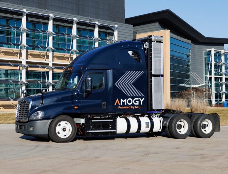 Amogy tests first-ever ammonia-powered zero-emission semi truck