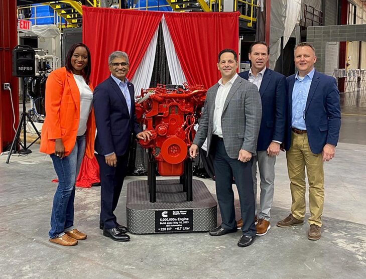 Cummins celebrates 5 millionth engine produced at Rocky Mount Plant